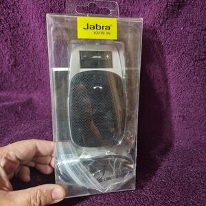 Black Jabra Bluetooth Car Handsfree Speakerphone